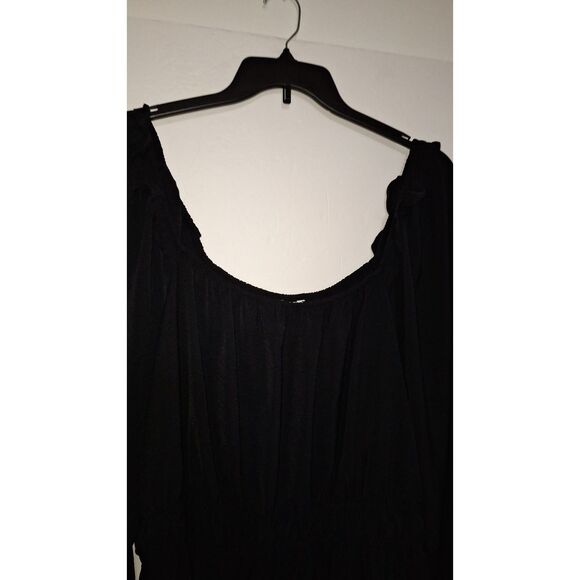 A Nine West Women's Plus Peasant Top Whimsigoth Milkmaid Fairy Grunge Y2K 3X - Picture 2 of 9